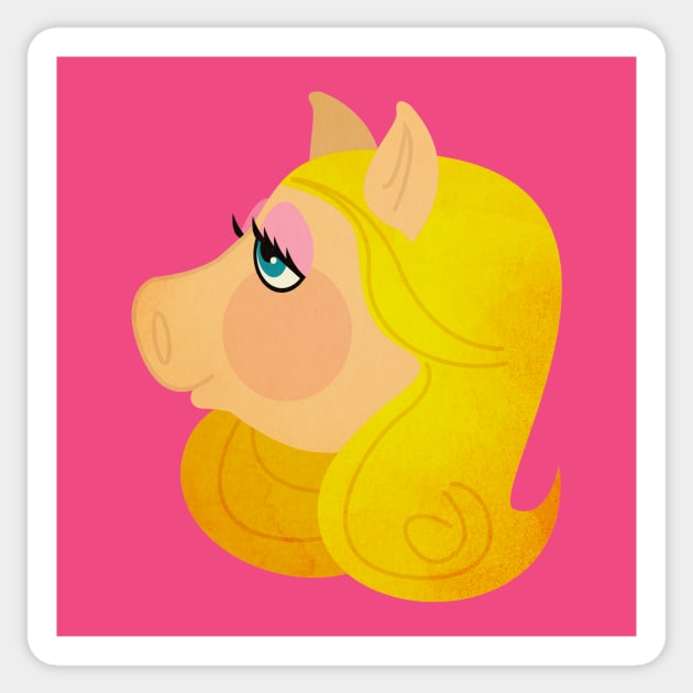 Piggy Sticker by ChrisPaulFarias